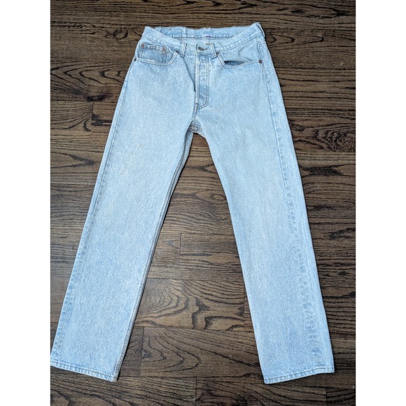 Vintage Levi's 501xx Jeans Mens 31x30 Blue Button Fly Made In USA 80s 90s